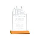 Longhaul Amber Unique Crystal Award