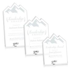 Employee Gifts - Polaris Summit Silver Peaks Acrylic Award