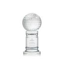 Golf Ball Globe on Colverstone Base Crystal Award