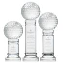 Golf Ball Globe on Colverstone Base Crystal Award