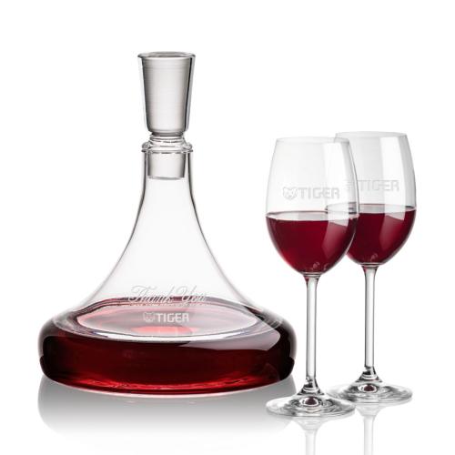 Corporate Gifts - Barware - Gift Sets - Ashby Decanter & Naples Wine