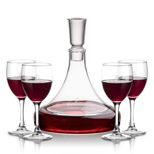 Corporate Gifts - Barware - Gift Sets - Ashby Decanter & Carberry Wine