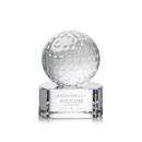 Golf Ball Globe on Paragon Base Crystal Award