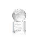Golf Ball Globe on Granby Base Crystal Award