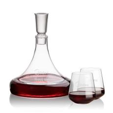 Employee Gifts - Ashby Decanter & Cannes Stemless Wine