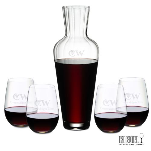 Corporate Gifts - Barware - Gift Sets - RIEDEL Mosel Decanter & Stemless Wine Set