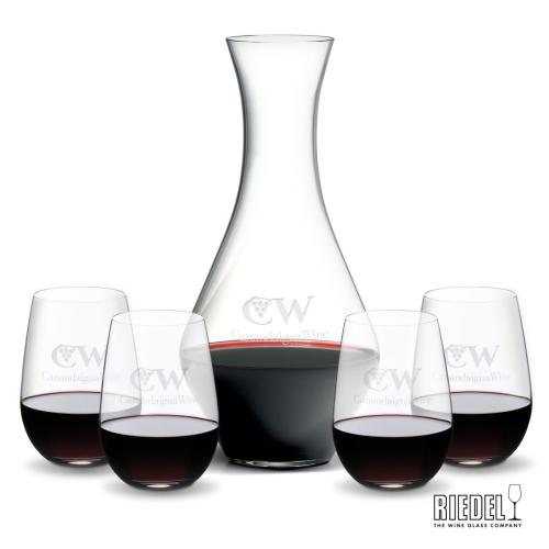 Corporate Gifts - Barware - Gift Sets - RIEDEL Merlot Decanter & Stemless Wine Set