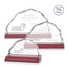 Highbridge Red Crystal Award - Awards and Trophies