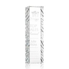 Kaleidoscope Tower Towers Crystal Award - Crystal Awards