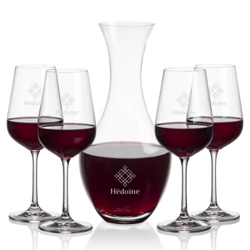 Corporate Gifts - Barware - Carafes - Oldham Carafe & Laurent Wine