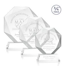 Employee Gifts - Bradford Starfire on Newhaven Polygon Crystal Award