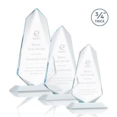 Employee Gifts - Sheridan White Unique Crystal Award