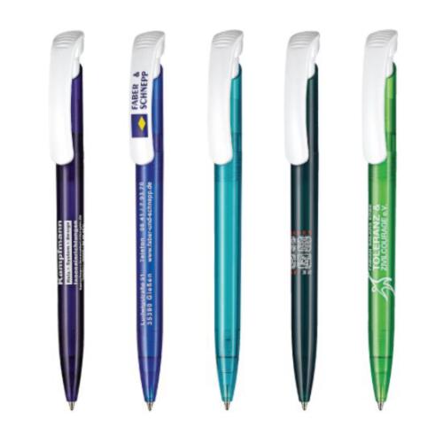 Promotional Productions - Writing Instruments - Plastic Pens - Clear Transparent Solid Pen