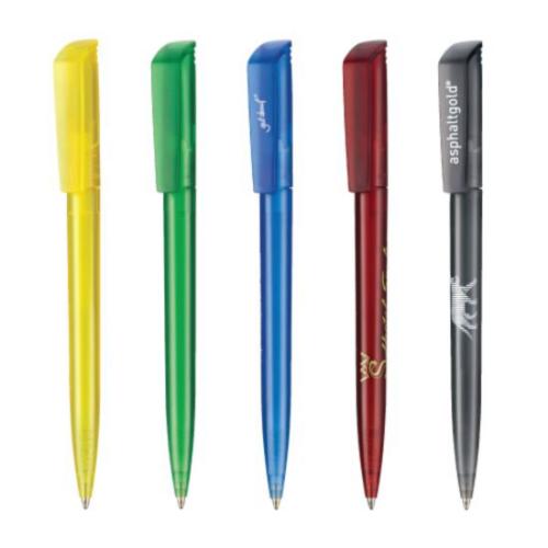 Promotional Productions - Writing Instruments - Plastic Pens - Flip Transparent Pen