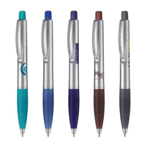 Promotional Productions - Writing Instruments - Plastic Pens - Club Silver Pen