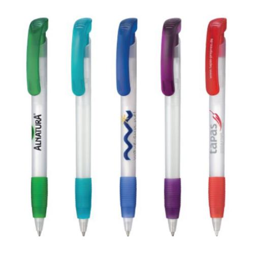 Promotional Productions - Writing Instruments - Plastic Pens - Soft Clear Frozen Pen