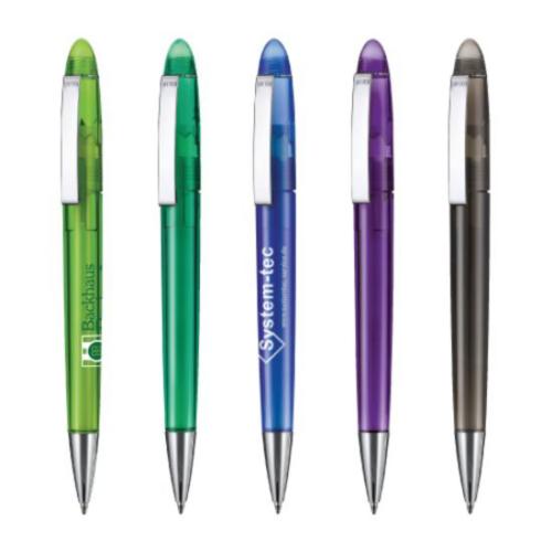 Promotional Productions - Writing Instruments - Plastic Pens - Havana Transparent Pen