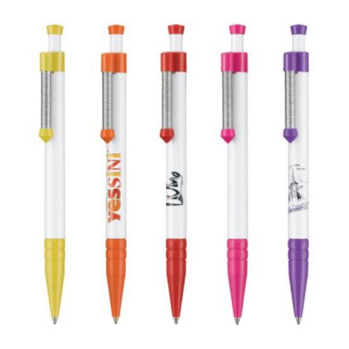 Promotional Productions - Writing Instruments - Plastic Pens - Spring (Single) Pen