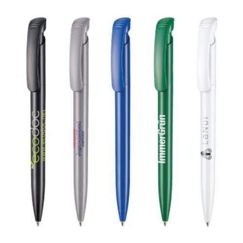 Promotional Productions - Writing Instruments - Plastic Pens - Clear Shiny Pen