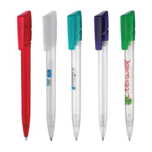 Promotional Productions - Writing Instruments - Plastic Pens - Twister Frozen Pen