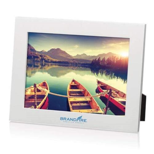 Corporate Gifts - Desk Accessories - Picture Frames - Linear - White