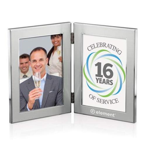 Corporate Gifts - Desk Accessories - Picture Frames - Angela Double Frame  