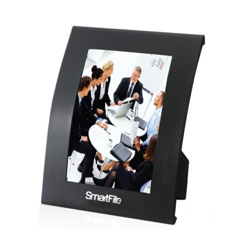 Corporate Gifts - Desk Accessories - Picture Frames - Arc  - Black