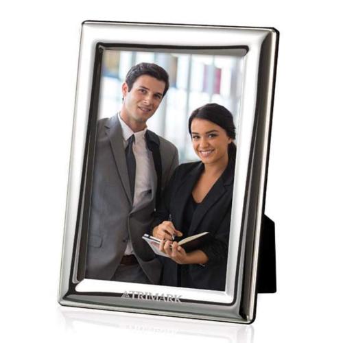 Corporate Gifts - Desk Accessories - Picture Frames - Metro - Polished Chrome 