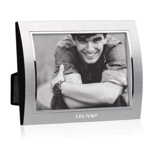 Corporate Gifts - Desk Accessories - Picture Frames - City Lights - Matte/Silver
