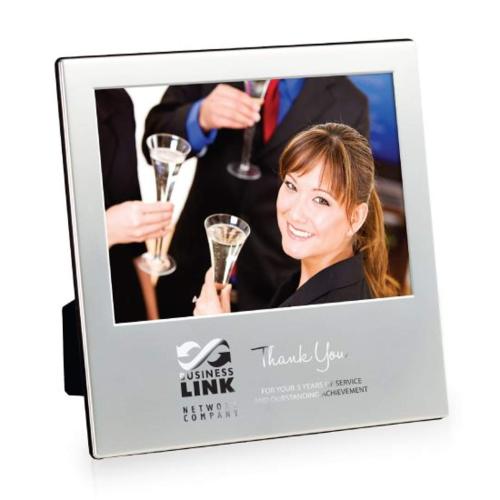 Corporate Gifts - Desk Accessories - Picture Frames - Tombly Frame - Satin Silver 