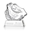 Ottavia 2 Dolphins Animals Crystal Award