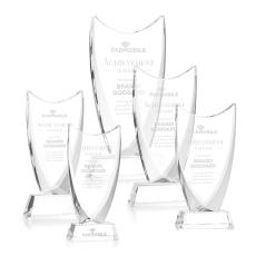 Dawkins Clear Peaks Crystal Award - Awards and Trophies