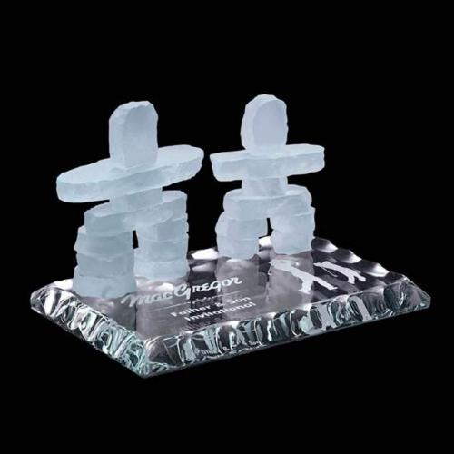 Awards and Trophies - Patriotic Awards - Mother & Child on Jade
