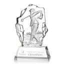 Nomad Male Golfer Crystal Award