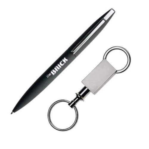 Promotional Productions - Writing Instruments - Pen Sets - London Pen/Keyring Gift Set