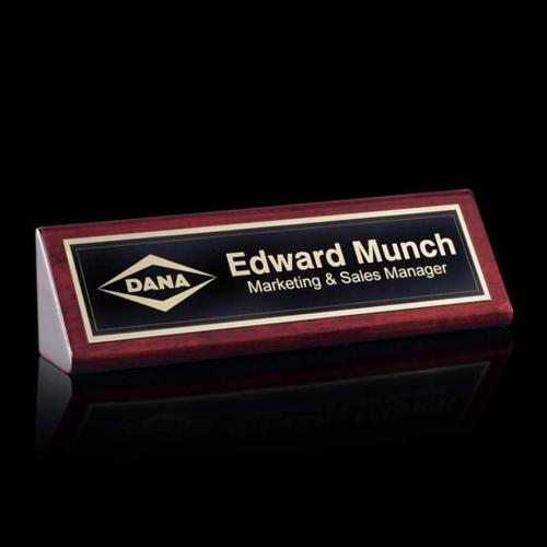 Corporate Gifts - Desk Accessories - Name Plates - Oakleigh Nameplate