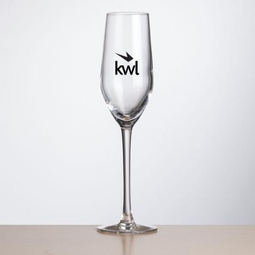 Corporate Gifts - Barware - Champagne Flutes - Lethbridge Flute - Imprinted