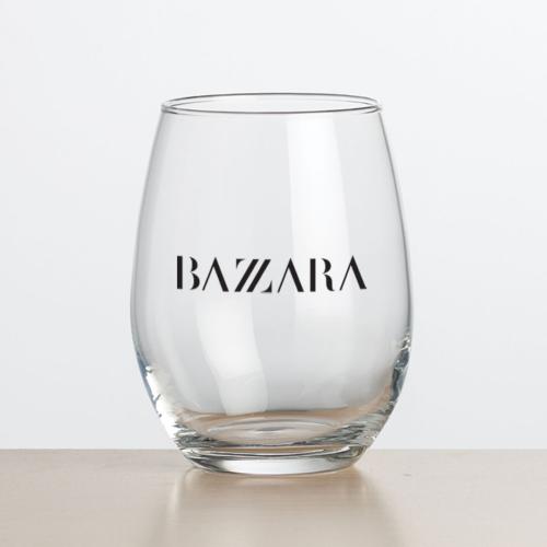 Corporate Gifts - Barware - Wine Glasses - Stanford Stemless Wine - Imprinted