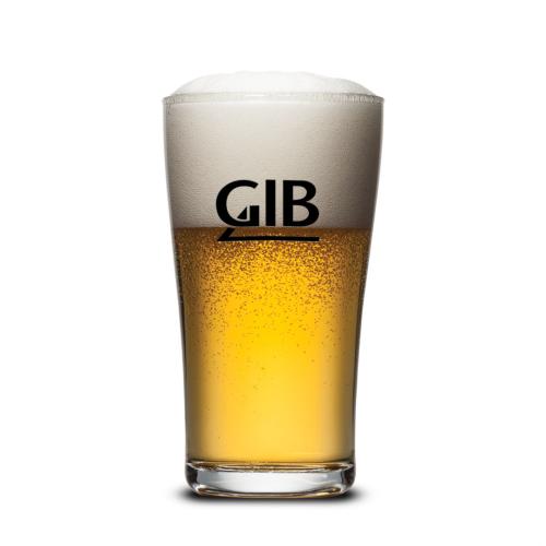 Corporate Gifts - Barware - Pilsners & Steins - Caldecott Beer Glass - Imprinted 