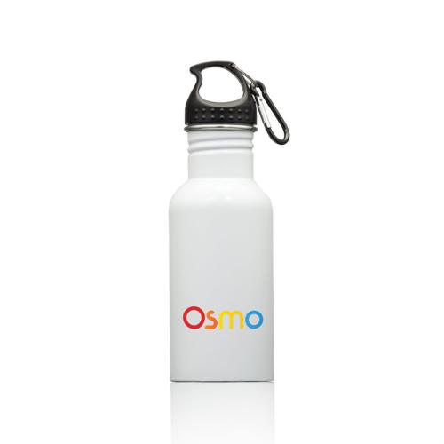 Promotional Productions - Drinkware - Bottles - Wide Mouth Bottle with Carabiner - 16oz