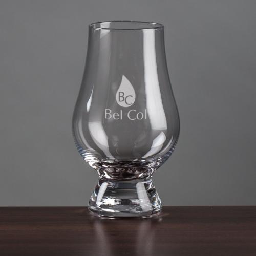 Corporate Gifts - Barware - Whiskey Tasters - Glencairn® Scotch Whiskey - Deep Etch