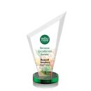 Condor Full Color Green Peaks Crystal Award