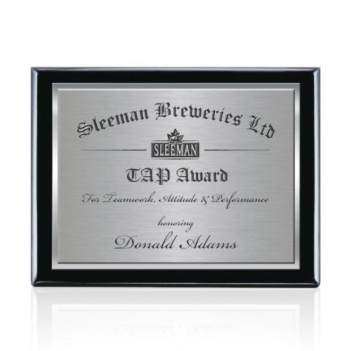 Awards and Trophies - Plaque Awards - Oakleigh/TexEtch - Black Finish