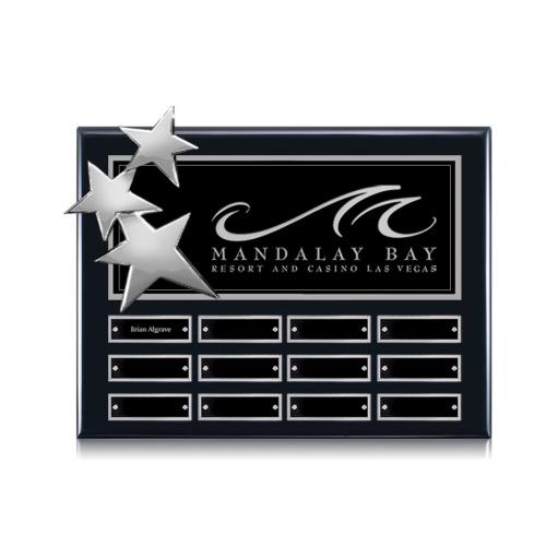Awards and Trophies - Plaque Awards - Constellation Perpetual - Ebony Chrome