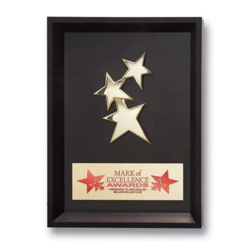 Awards and Trophies - Unique Awards - Framed Constellation Rectangle Metal Award