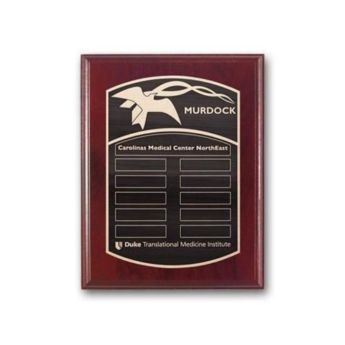 Awards and Trophies - Plaque Awards - Etch/Antiqued Plaq - Mahogany