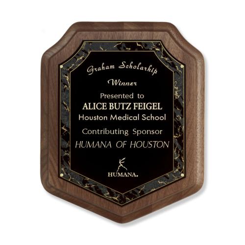 Awards and Trophies - Plaque Awards - Marble Magic Shield 