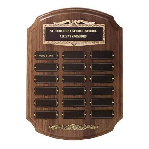 Awards and Trophies - Plaque Awards - Antique Bronze Perpetual 