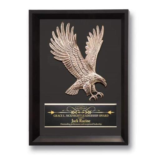 Awards and Trophies - Patriotic Awards - Framed Eagle 