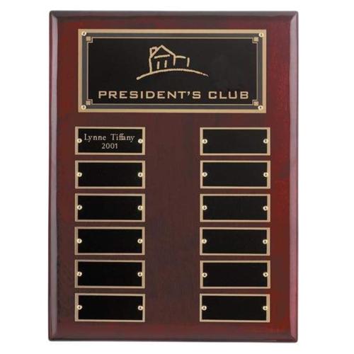 Awards and Trophies - Plaque Awards - Regency Perpetual Plaque